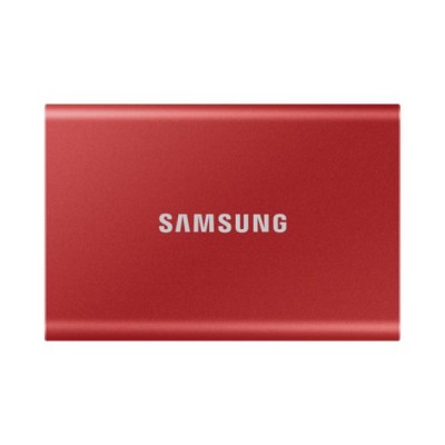 Disco Externo SSD Samsung Portable T7 1TB/ USB 3.2/ Rojo