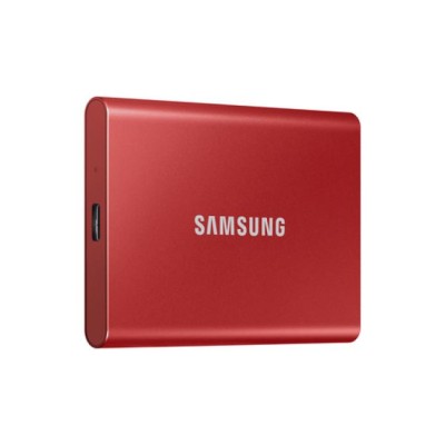 Disco Externo SSD Samsung Portable T7 1TB/ USB 3.2/ Rojo