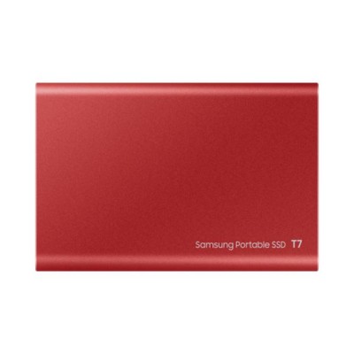 Disco Externo SSD Samsung Portable T7 1TB/ USB 3.2/ Rojo