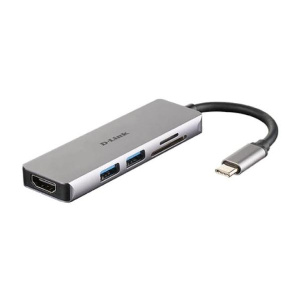 Docking Usb-c D-link Dub-m530 A 1xhdmi 4k 2xusb-a 3.0 1xlector De Tarjetas