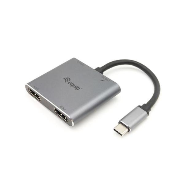 Docking Usb-c Equip 133484 A 2xhdmi 4k 1xusb-c Pd 100w 1xusb-a 3.0