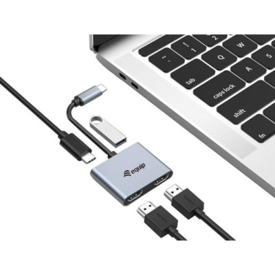 Docking Usb-c Equip 133484 A 2xhdmi 4k 1xusb-c Pd 100w 1xusb-a