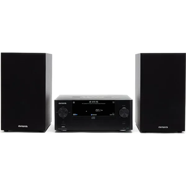 Aiwa MSBTU-500 Microcadena con bluetooth FM/USB/MP3/AUX 50W RMS