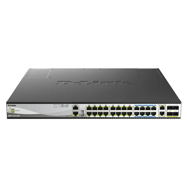 Switch Gestionable D-link Dms-3130-30ps 16xpoe+ 100/1000/2.5gbase-t / 8xpoe++ (60w) 100/1000/2.5g/5g