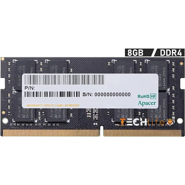 Apacer 8GB DDR4 2666MHz 1.2v CL19 - Memoria SODIMM