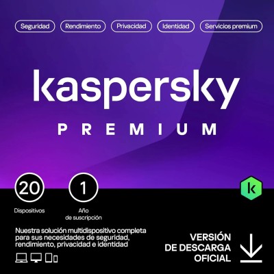 Kaspersky Premium Total Security 2024 | 20 Dispositivos | 1 año