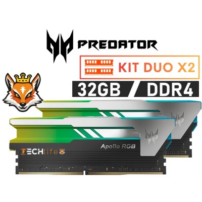 Acer Predator Apollo RGB KIT 32GB DDR4 a 3600MHz CL18 1.35v