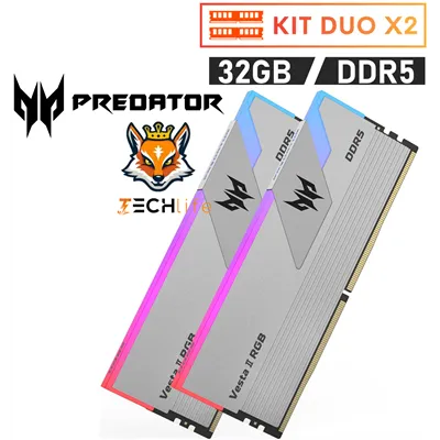 Acer Predator Vesta II RGB Silver KIT 32GB DDR5 6400MHz CL32