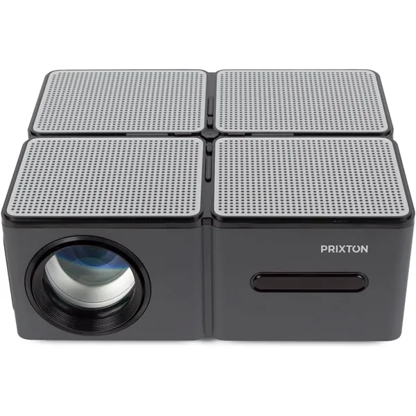 PRIXTON Kubrick Proyector 9.000 lúmenes/450 ANSI FHD/HDMI/WIFI/USB/JACK de 30" a 210"