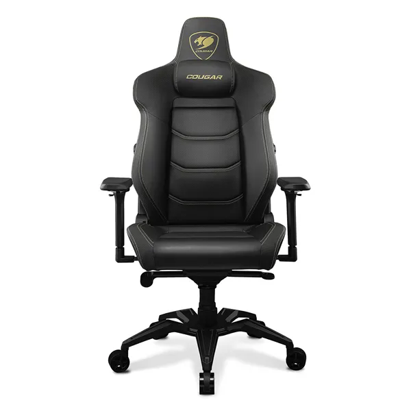 COUGAR Silla Gaming ARMOR EVO Almohada magnética, Royal Black/Gold