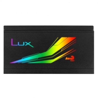 Fuente de Alimentación Aerocool LUX RGB 550M/ 550W/ Ventilador