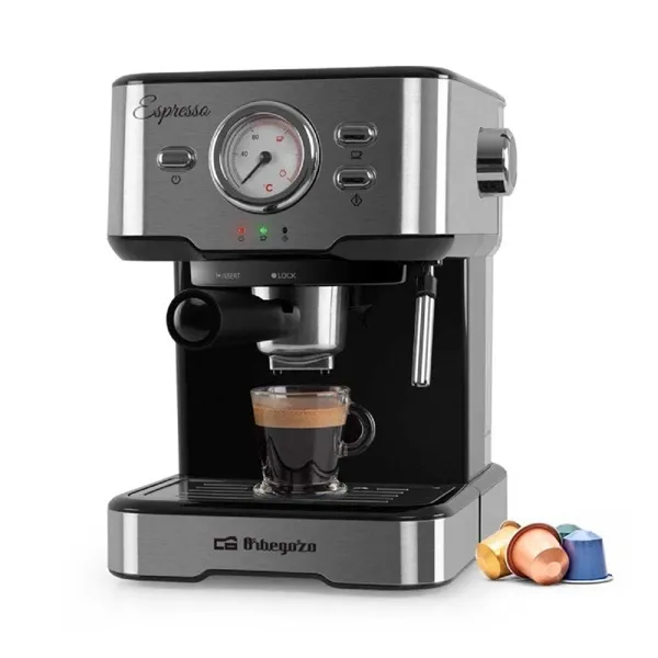 Cafetera Expreso Orbegozo EX 5500/ 1100W/ 20 Bares