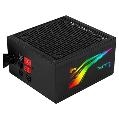 Fuente de Alimentación Aerocool LUX RGB 650M/ 650W/ Ventilador