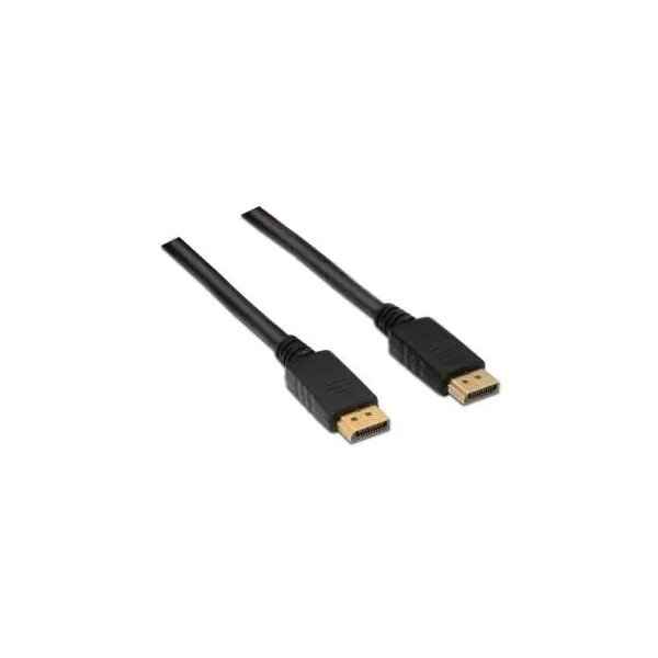 Cable Displayport 1.2 4K Aisens A124-0130/ Displayport Macho - Displayport Macho/ 3m/ Negro