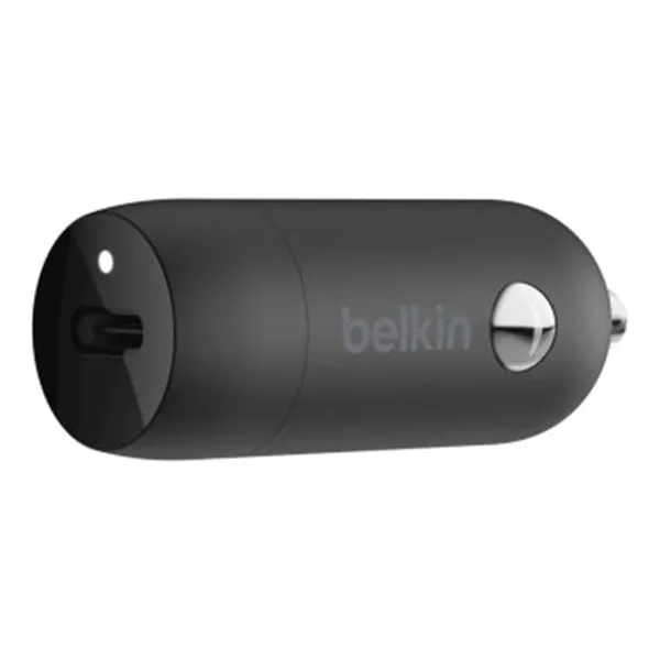 Cargador De Coche Belkin Cca003btbk Usb-c Pd 20w Boost Charge Color Negro