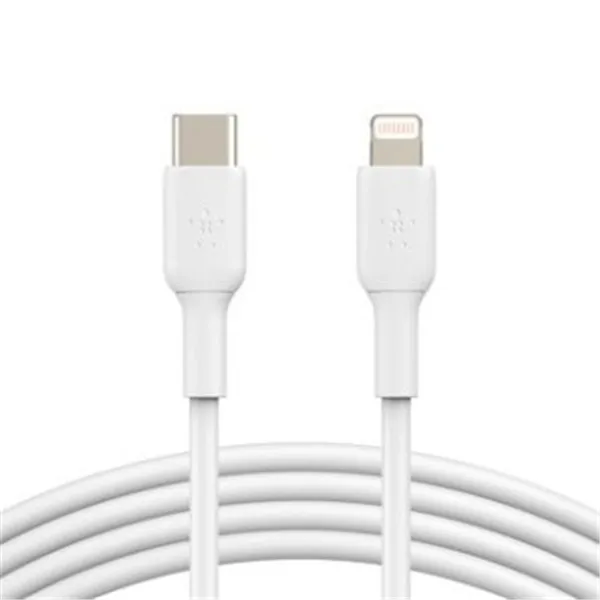 Cable Belkin Caa003bt1mwh Usb-c A Lightning Boost Charge 1m Color Blanco