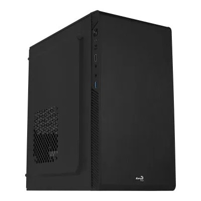 Caja Microatx Aerocool Cs-106 Frontal Con Diseño De Aluminio