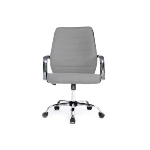 Silla De Oficina Equip Cash30 (caja Golpeada) Respaldo Alto Color Gris Recubrimiento Pu De Alta Calidad Diseño Ergonomico