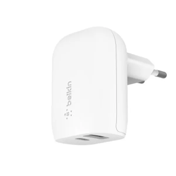 Cargador De Pared Belkin Wcb007vfwh Boost Charge Usb-c + Usb Pps 37w