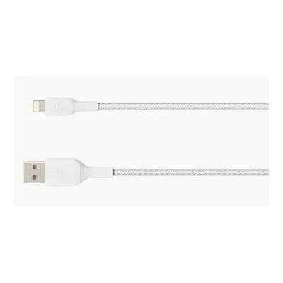 Cable Belkin Caa002bt1mwh Lightning Usb-a Trenzado Boost Charge