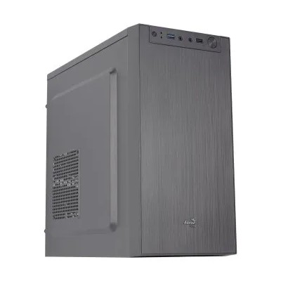 Caja Microatx Aerocool Cs-108 Black Frontal Con Diseño De