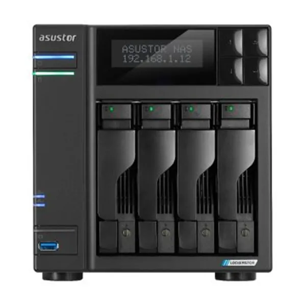 Servidor Nas Asustor Lockerstor As6704t 4 Bahias 3.5" 4 X M.2 Nvme Celeron N5105 Quad Jasper Lake 2.