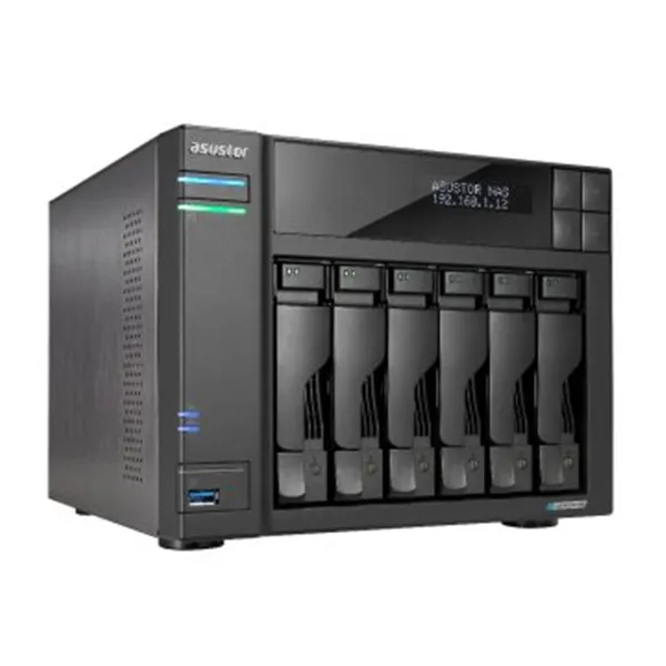 Servidor Nas Asustor Lockerstor As6706t 6 Bahias 3.5" 4 X M.2 Nvme Celeron N5105 Quad Jasper Lake 2.