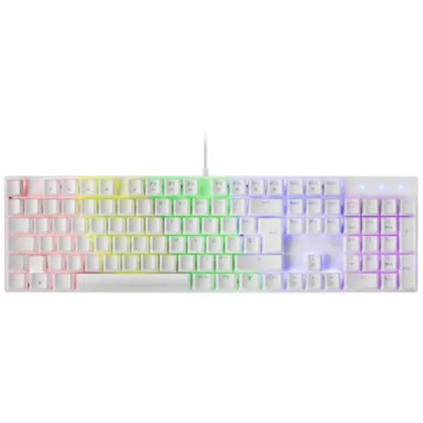 Teclado Mecanico Mars Gaming Mk422 White Switch Rojo Pr De 100hz Anti-ghosting Avanzado Iluminacion Rgb