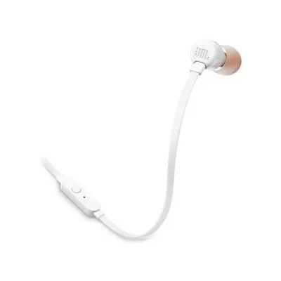 Auricular Jbl Tune T160 White Microfono Integrado Jack 3.5mm