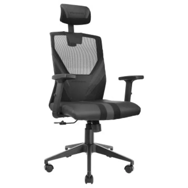 Silla Ergonomica Mars Gaming Mgc-ergo Negra Respaldo En Malla Transpirable Ajuste Lumbar-cervical-reposabrazos