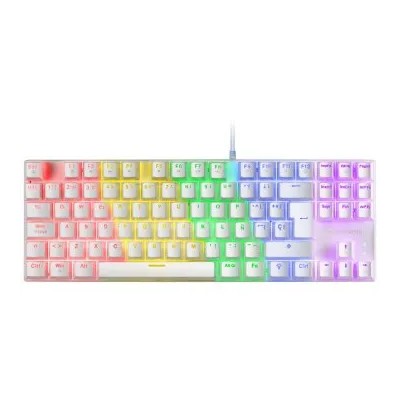 Teclado Mecanico Compackto Tkl Mars Gaming Mk80 White