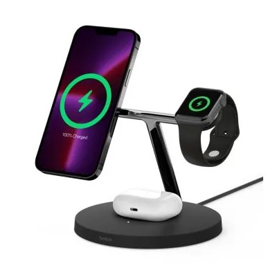 Base De Carga Powerhouse Belkin Wiz017vfbk Apple Watch, Iphone