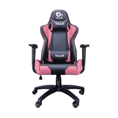 Silla Gamer Talius Gecko V2 Negra/pink, Butterfly, Base Nylon