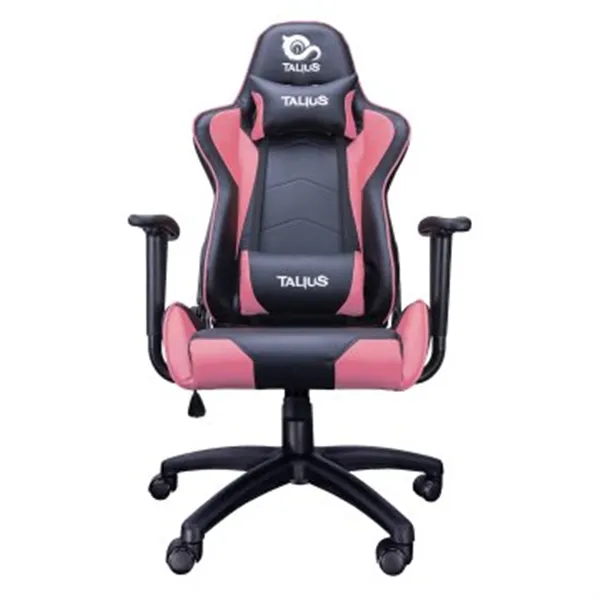 Silla Gamer Talius Gecko V2 Negra/pink, Butterfly, Base Nylon, Ruedas Nylon