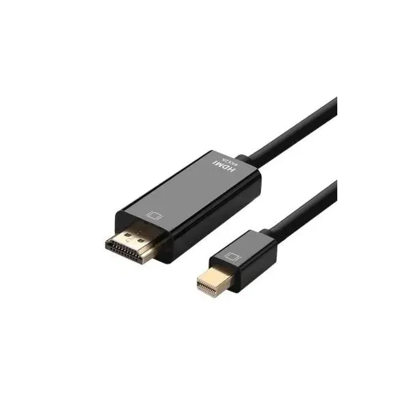 Cable Conversor Aisens A125-0361/ Mini DisplayPort Macho - HDMI Macho/ 2m/ Negro