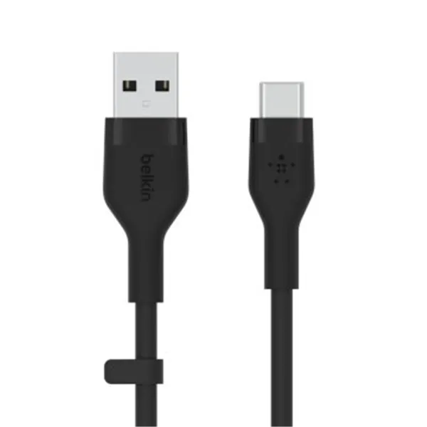 Cable Belkin Cab008bt1mbk Usb-c A Usb-a Boost Charge 1m Color Negroisilicona Con Clip