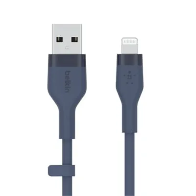 Cable Belkin Caa008bt1mbl Usb-a A Lightning Silicona Con Clip 1