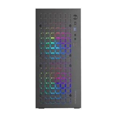 Caja Microatx Gaming Mars Gaming Mc-core Black Frontal