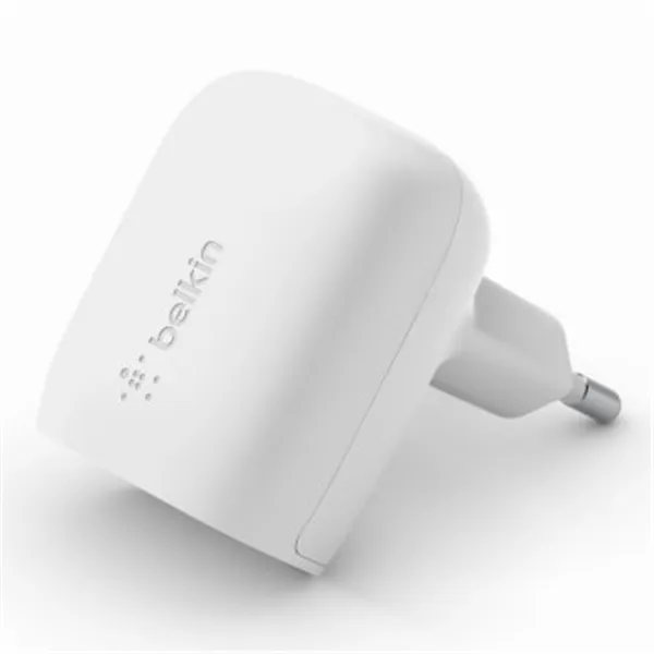 Cargador De Pared Belkin Wca006vfwh Boost Charge Usb-c 20w Blanco