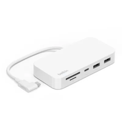 Hub Usb-c Belkin Inc011btwh A 2xusb-a 1xusb-c 1xgb Rj45