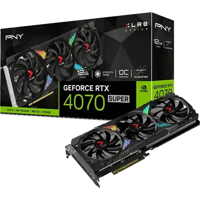 PNY GeForce RTX 4070 SUPER 12GB XLR8 Gaming Verto Epic-X RGB