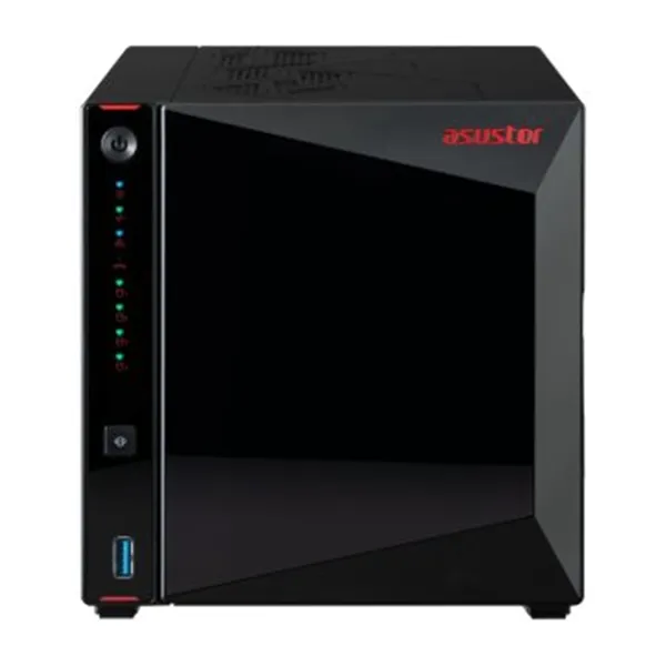 Servidor Nas Asustor Nimbustor 4 Gen2 As5404t 4 Bahias 4xm.2 Nvme Celeron N5105 2.0ghz 4gb Hdmi Rj45 2x2.5gb 3xusb3.2