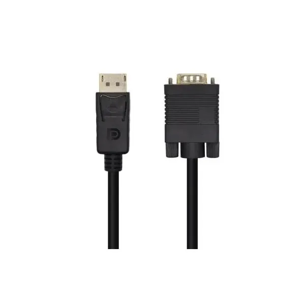 Cable Conversor Aisens A125-0462/ Displayport Macho - VGA Macho/ 3m/ Negro