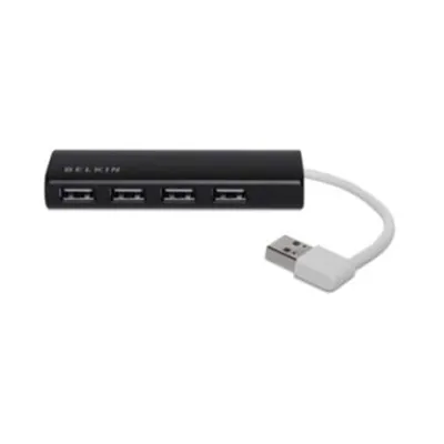 Hub Usb 2.0 Belkin F4u042bt A 4xusb-a 2.0 Color Negro Plug And