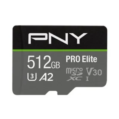 Memoria Sd Micro 512gb Pny Elite Microsdxc Uhs-i Clase 10