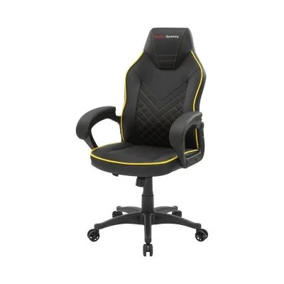 Silla Gamer Mars Gaming Mgcx One Negra Con Detalle Linea