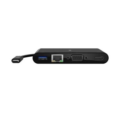 Docking Usb-c Belkin Avc005btbk A 1xusb-a 3,0 1x1gb Rj45 1xvga