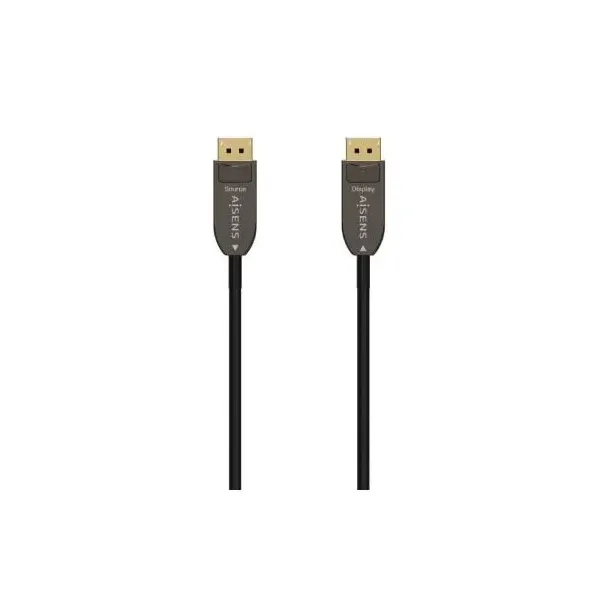 Cable Displayport 1.4 AOC 8K Aisens A155-0606/ Displayport Macho - Displayport Macho/ 10m/ Negro