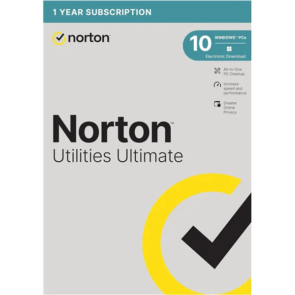 Norton Utilities Ultimate 2024 | 10 Dispositivos PC | 1 año | Soporte físico