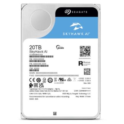 Seagate 20TB SkyHawk AI Surveillance HDD 3.5" 256MB SATA 6GB/s